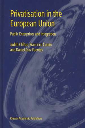 Privatisation in the European Union: Public Enterprises and Integration de Judith Clifton