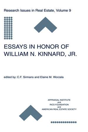 Essays in Honor of William N. Kinnard, Jr. de C.F. Sirmans