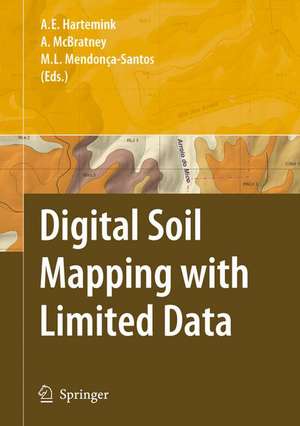 Digital Soil Mapping with Limited Data de Alfred E. Hartemink