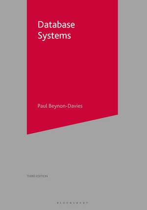 Database Systems de Paul Beynon-Davies