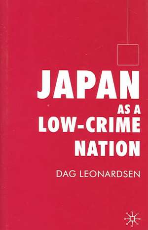 Japan as a Low-Crime Nation de D. Leonardsen