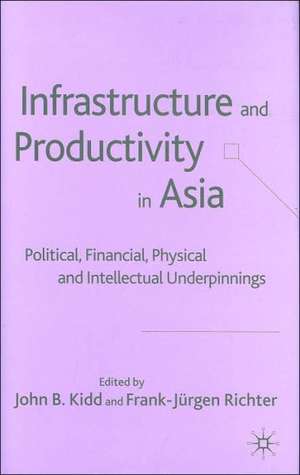 Infrastructure and Productivity in Asia: Political, Financial, Physical and Intellectual Underpinnings de J. Kidd