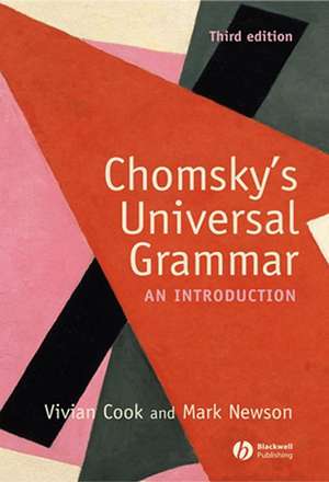 Chomsky′s Universal Grammar 3e de VJ Cook