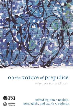 On The Nature Of Prejudice – Fifty Years After Allport de JF Dovidio