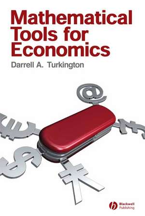 Mathematical Tools for Economics de DA Turkington