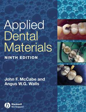 Applied Dental Materials de John F Mccabe