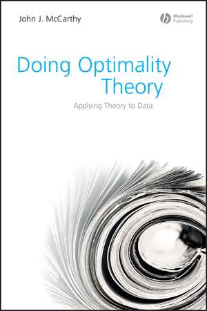 Doing Optimality Theory de McCarthy