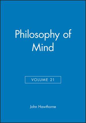 Philosophy of Mind de Hawthorne