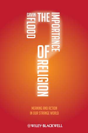 The Importance of Religion – Meaning and Action in Our Strange World de G Flood