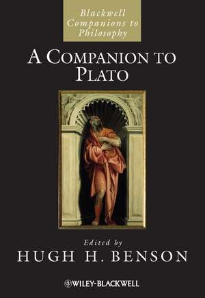 A Companion to Plato de H Benson