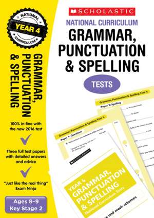 Grammar, Punctuation and Spelling Test - Year 4 de Catherine Casey