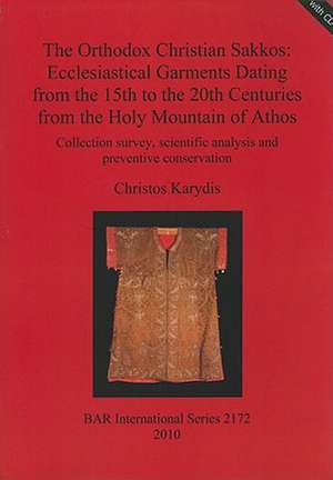 The Orthodox Christian Sakkos de Christos Karydis