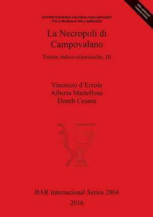 La Necropoli di Campovalano de Vincenzo D'Ercole