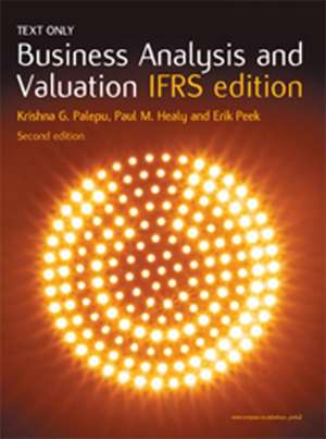 Business Analysis & Valuation Text Only de Krishna G. Palepu