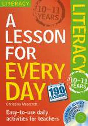 Literacy Ages 10-11 de Christine Moorcroft