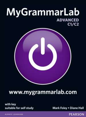 MyGrammarLab Advanced with Key and MyLab Pack de Diane Hall