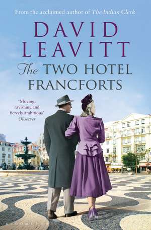 The Two Hotel Francforts de David Leavitt