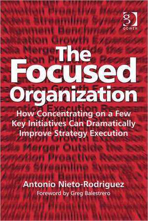 The Focused Organization: How Concentrating on a Few Key Initiatives Can Dramatically Improve Strategy Execution de Antonio Nieto-Rodriguez