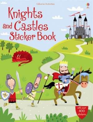 Knights and Castles Sticker Book de Leonie Pratt