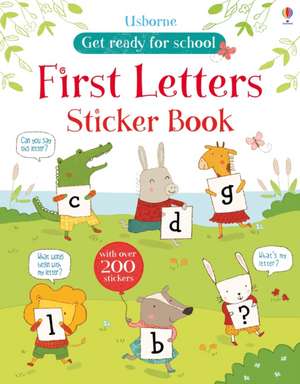 First Letters Sticker Book de JESSICA GREENWELL