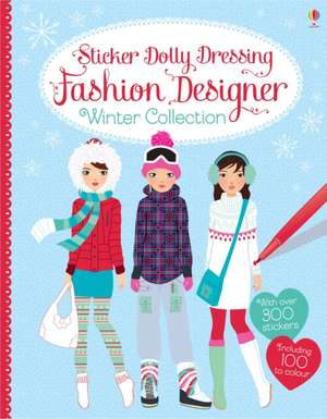 Sticker Dolly Dressing Fashion Designer Winter Collection de Fiona Watt