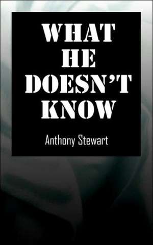 What He Doesn't Know de Anthony Stewart