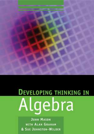 Developing Thinking in Algebra de John Mason