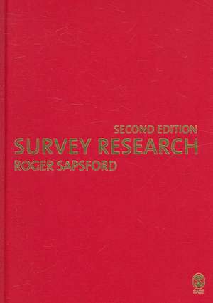 Survey Research de Roger Sapsford