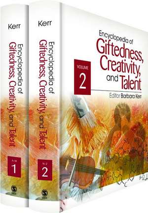 Encyclopedia of Giftedness, Creativity, and Talent de Barbara A. Kerr