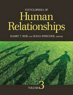 Encyclopedia of Human Relationships de Harry T. Reis