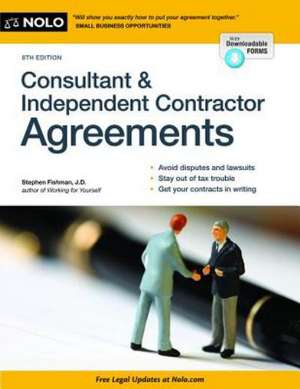 Consultant & Independent Contractor Agreements de Stephen J.D. Fishman