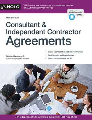 Consultant & Independent Contractor Agreements de Stephen Fishman