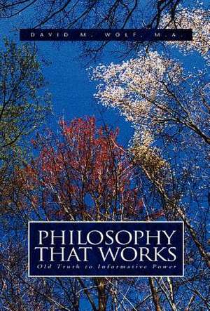 Philosophy That Works de David M. Wolf MA