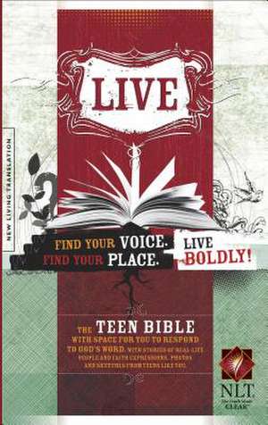 Live Bible-NLT [With Stickers and Poster]: Signs of God Along the Way de Tyndale