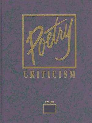 Poetry Criticism de Michelle Lee