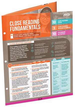 CLOSE READING FUNDAMENTALS (QU de Diane Lapp