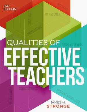 Qualities of Effective Teachers, 3rd Edition de James H. Stronge