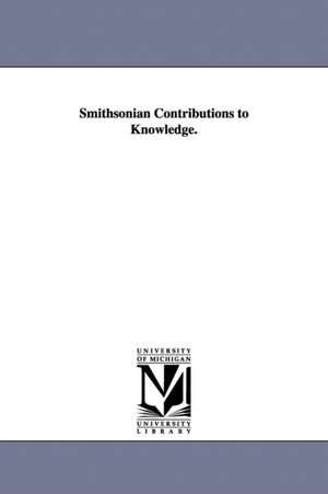 Smithsonian Contributions to Knowledge. de none