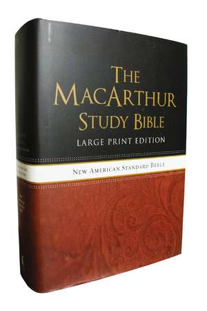 MacArthur Study Bible-NASB-Large Print de Thomas Nelson