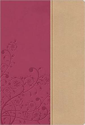 NKJV, The Woman's Study Bible, Imitation Leather, Pink/Tan, Indexed de Thomas Nelson