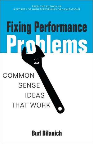 Fixing Performance Problems: Common Sense Ideas That Work de Bud Bilanich