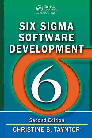 Six Sigma Software Development de Christine B. Tayntor