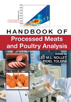 Handbook of Processed Meats and Poultry Analysis de Leo M.L. Nollet