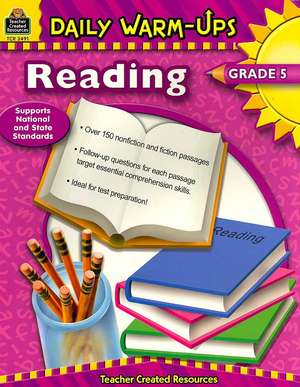 Reading, Grade 5 de Sarah Kartchner Clark