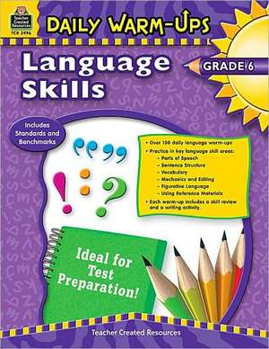 Language Skills, Grade 6 de Mary Rosenberg