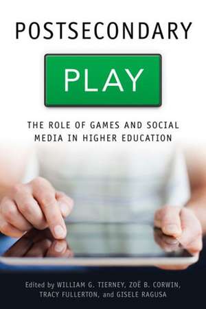 Postsecondary Play de William G Tierney