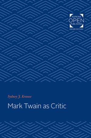 Mark Twain as Critic de Sydney J. Krause