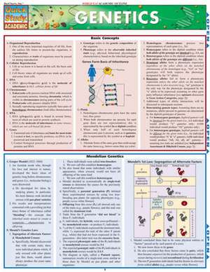 Genetics Laminate Reference Chart de Randy Brooks