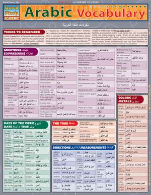 Arabic Vocabulary Reference Guide de Joseph Levi