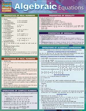 Algebraic Equations de BarCharts Inc